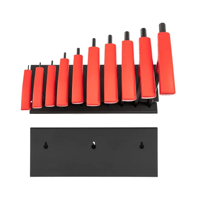 TEKTON Ball End T-Handle Metric 10pc Hex Set with Stand (2-10 mm)