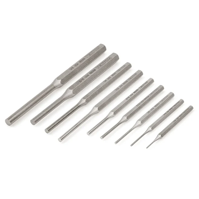 TEKTON 9-piece Pin Punch Set (1/16"-3/8")