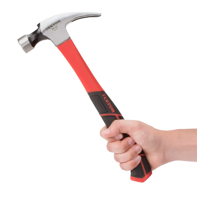 TEKTON 20oz Fiberglass Magnetic Head Hammer