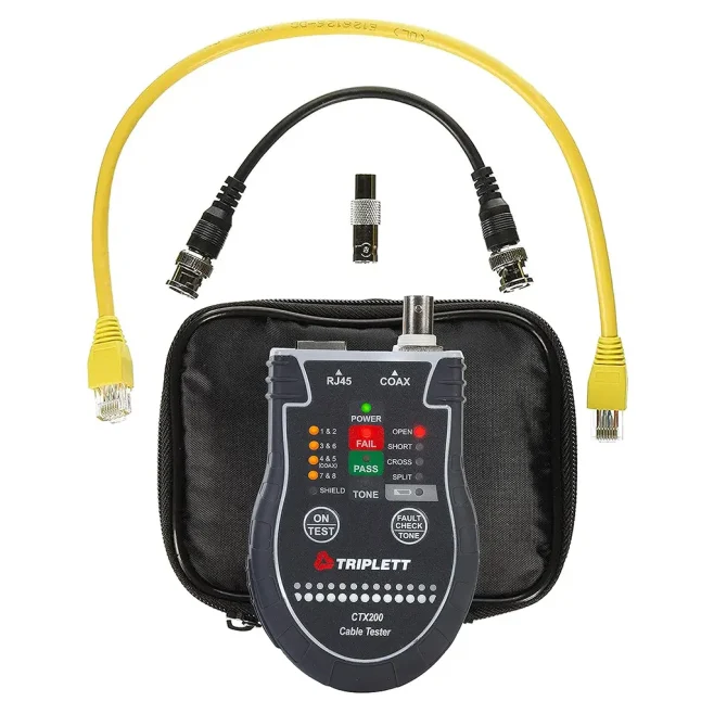 PocketCAT Coax & RJ45 LAN Network Cable Tester