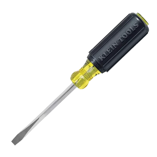 Klein Cushion Grip Slotted Screwdriver