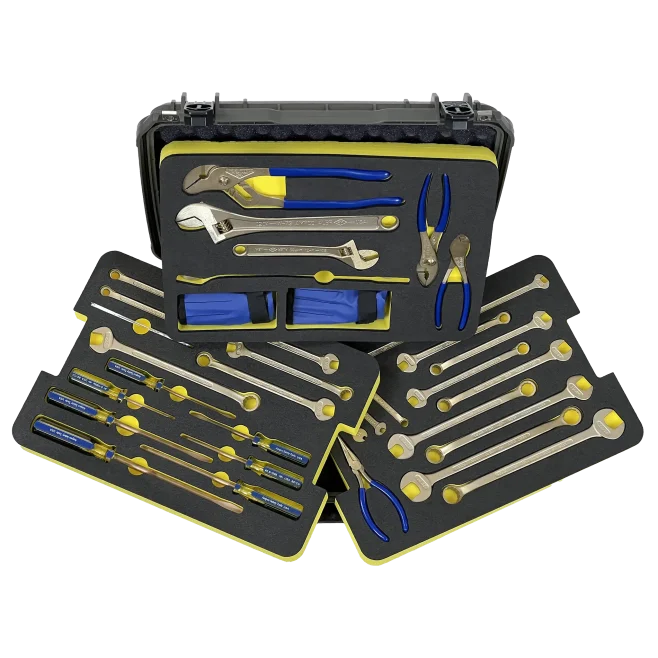 Deluxe MRI Non-Magnetic Non-Sparking Maintenance Tool Kit