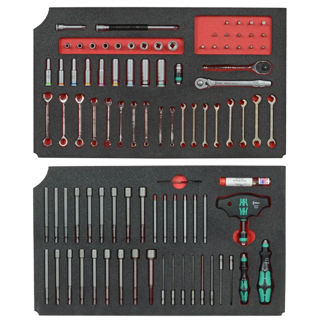 Inch/Metric Tool Control Foam Field Service Tool Kit