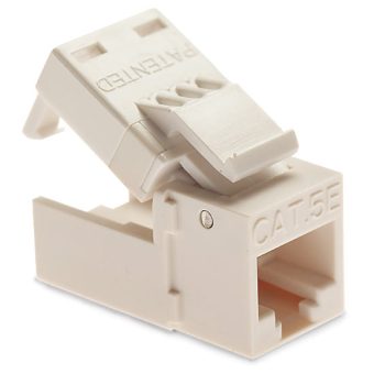 EZ-SnapJack Cat 5/5e Jacks - White 20 Pack