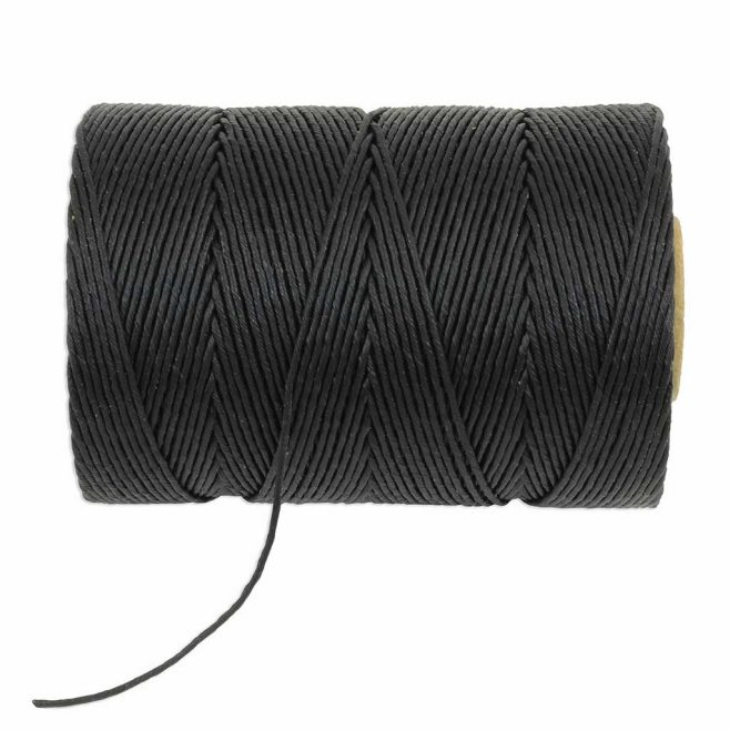 Black Cable Lacing Twine