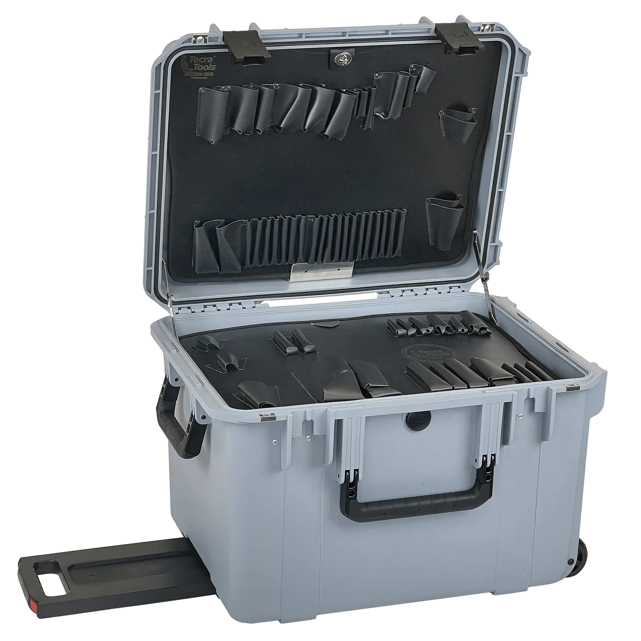 14" Lifetime Warranty Wheeled Gray Tool Case