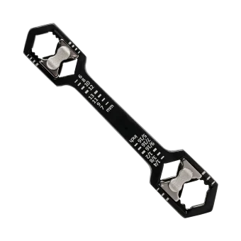 Adjustable Hex Wrench, 6-13 mm & 1/4" - 9/16"