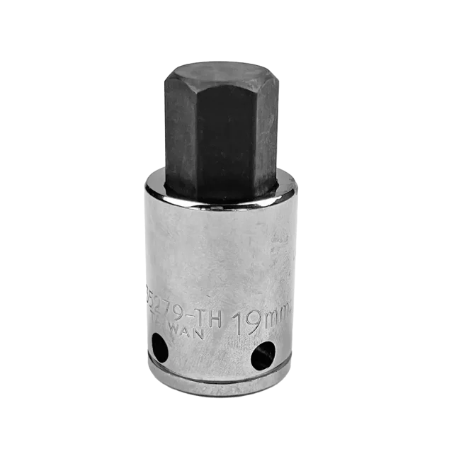 1/2" Drive 19mm Hex Bit Socket