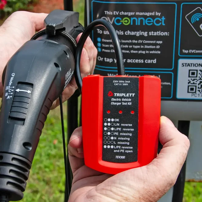 Triplett TEV300 Electric Vehicle Charger Test Kit