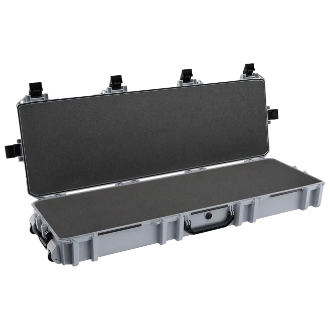 Pelican Vault V800 Gray Wheeled Case 53x16x6 – Foam Filled