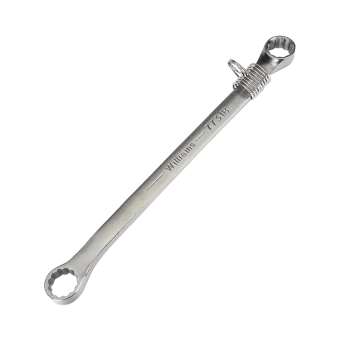 Double Head 10° Offset Box End Wrench 3/8 × 7/16 with Safety Coil