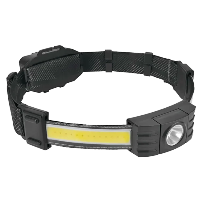 Rechargeable 550 Lumen Strip & Spot Headlamp