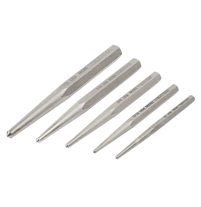 TEKTON 5-piece Center Punch Set