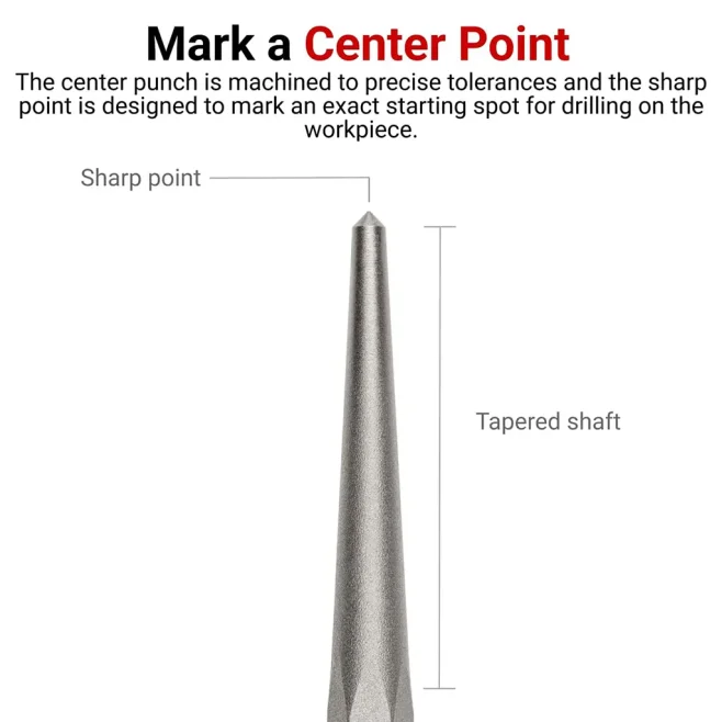 TEKTON 5-piece Center Punch Set