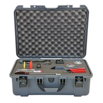 Deluxe DS3 Coax Stripper Tool Kit with Powered Stripper