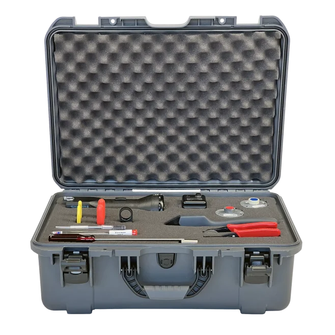 Deluxe DS3 Coax Stripper Tool Kit with Powered Stripper