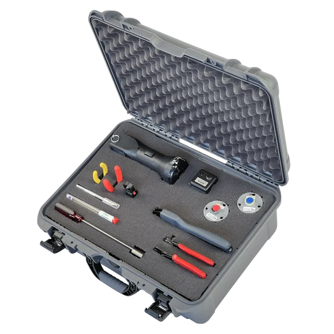 Deluxe DS3 Coax Stripper Tool Kit with Powered Stripper