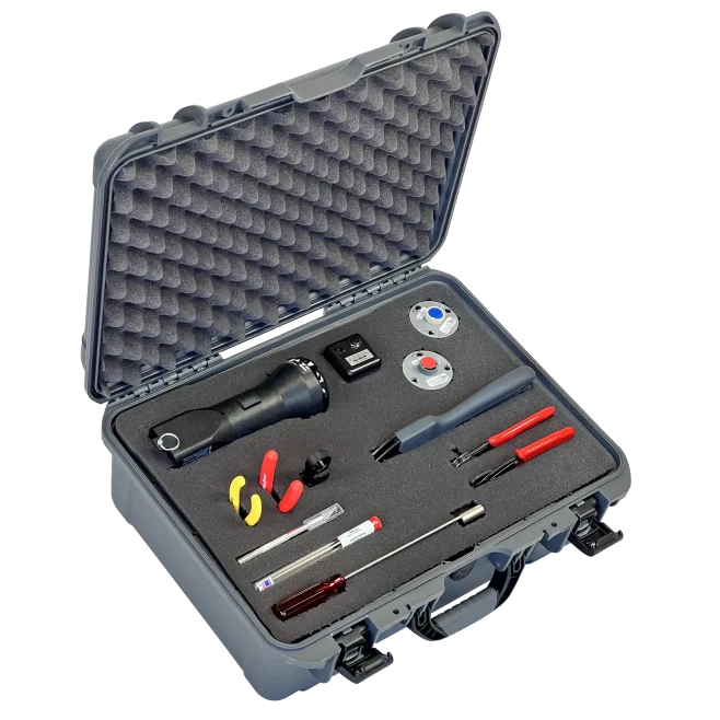 Deluxe DS3 Coax Stripper Tool Kit with Powered Stripper