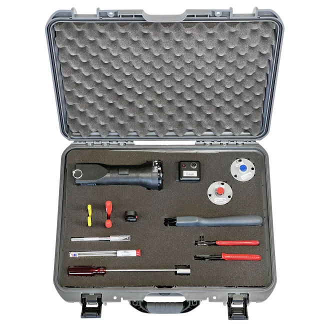 Deluxe DS3 Coax Stripper Tool Kit with Powered Stripper