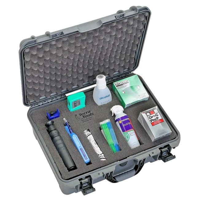 Deluxe Fiber Optic Inspection & Cleaning Tool Kit