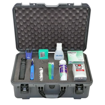 Deluxe Fiber Optic Inspection & Cleaning Tool Kit