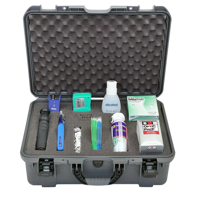 Deluxe Fiber Optic Inspection & Cleaning Tool Kit