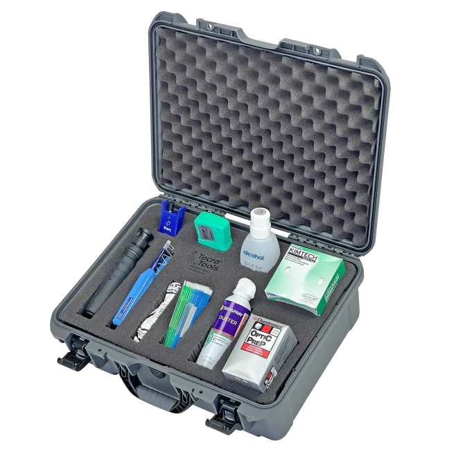 Deluxe Fiber Optic Inspection & Cleaning Tool Kit