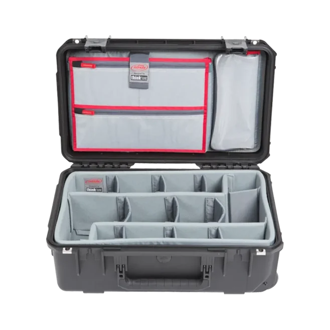 SKB iSeries 2011-7 Wheeled Airline Case 20x11x7 with Lid Organizer and Padded Dividers