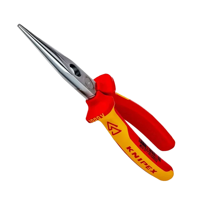 Knipex 8" 1000V Insulated Snipe Nose Pliers with Cutter