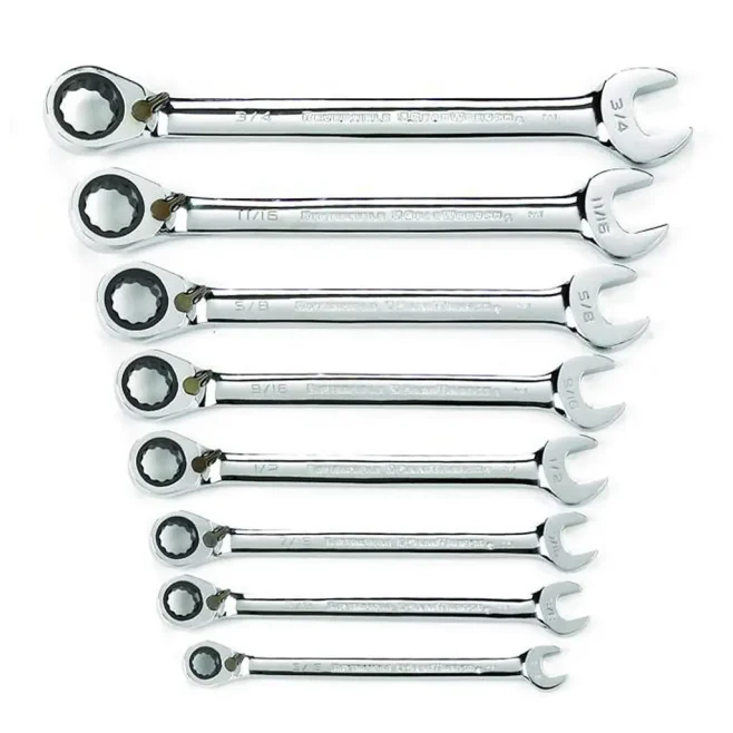 GearWrench 8pc SAE Ratcheting Wrench Set