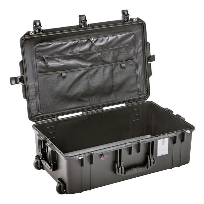 Pelican 1595 Air Travel 25x15x9 Wheeled Black Check-In Case