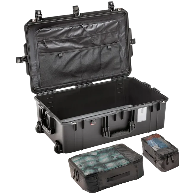 Pelican 1595 Air Travel 25x15x9 Wheeled Black Check-In Case
