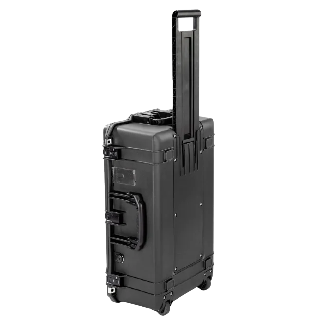 Pelican 1595 Air Travel 25x15x9 Wheeled Black Check-In Case