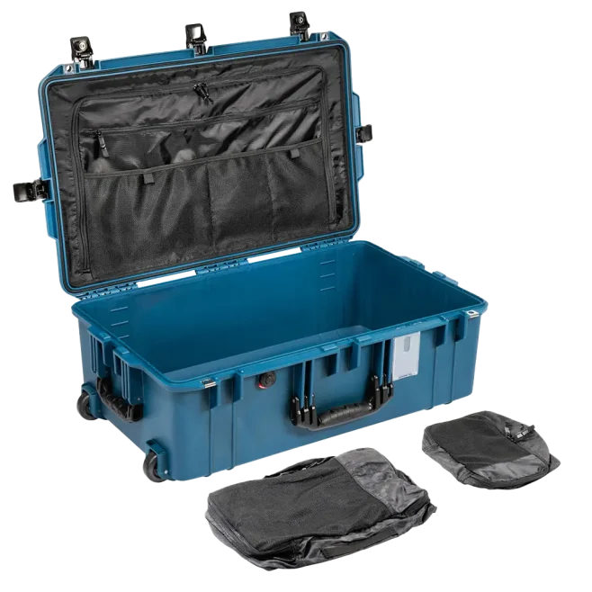 Pelican 1595 Air Travel 25x15x9 Wheeled Indigo Check-In Case
