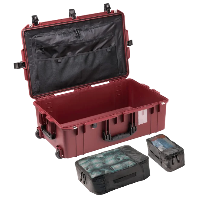 Pelican 1595 Air Travel 25x15x9 Wheeled Oxblood Check-In Case