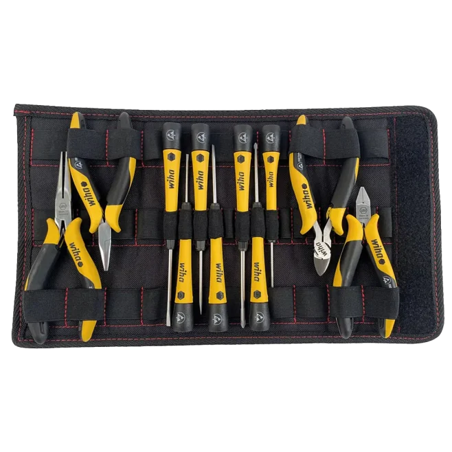Wiha ESD Safe Precision 11-pc Screwdrivers and Pliers Set