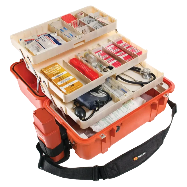 Pelican 1460 EMS Blaze Orange Case