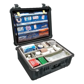 Pelican 1550 Black EMS Case 19x14.5x7.5