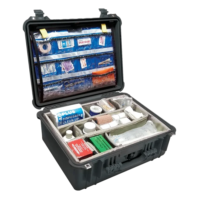Pelican 1550 Black EMS Case 19x14.5x7.5