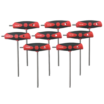 Wiha T-Handle Metric SoftGrip 8-pc Hex Set