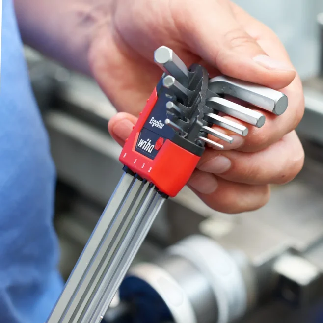 Wiha Ball End 9-pc Metric Hex Key Set - Image 5