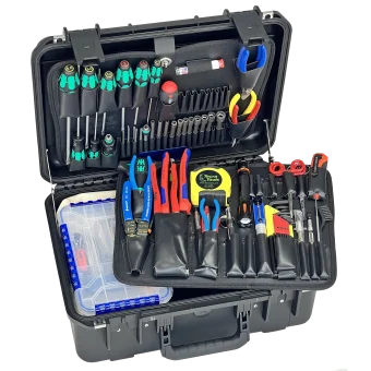 Master Tech Biomedical Repair Tool Kit in PLB 7" Black Tool Case