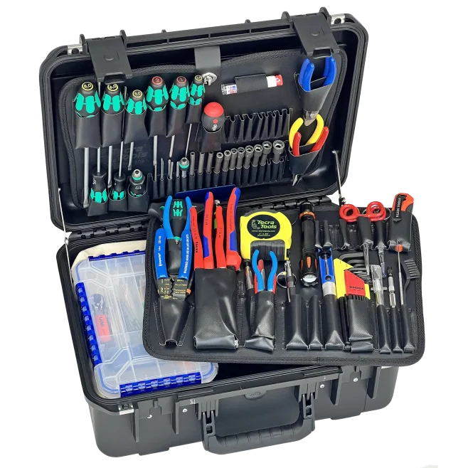 Master Tech Biomedical Repair Tool Kit in PLB 7" Black Tool Case