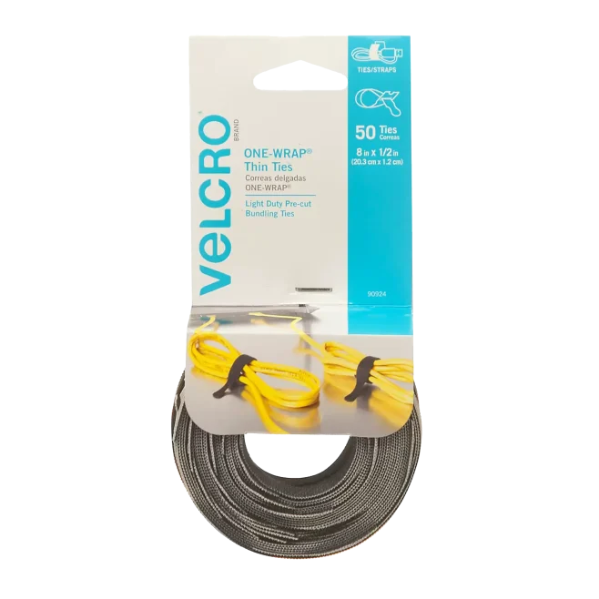 Velcro® Brand One-Wrap® Thin Cable Ties 50 Pack