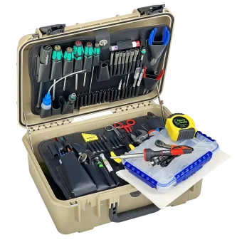 Biomedical Repair Tool Kit in 7" PLT Lifetime Warranty Desert Tan Tool Case